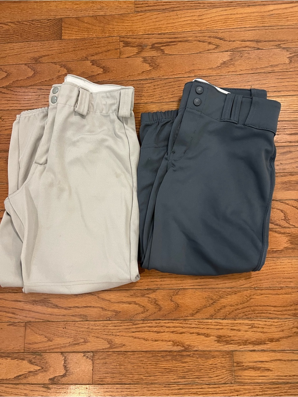 Women’s Active Softball Pants - Light Gray and Dark Gray